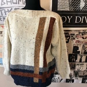 Vintage 80's Liz Sport Fall Sweater